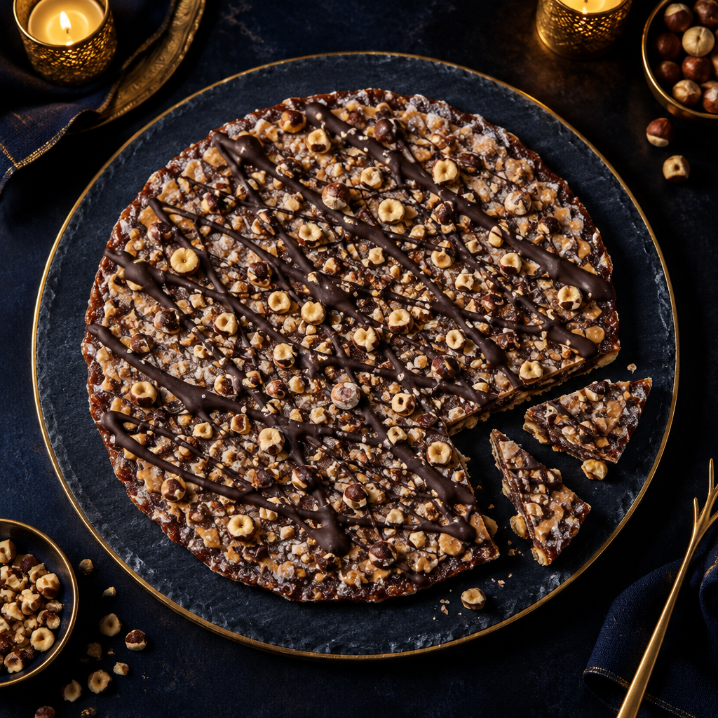 The Big Date straight from the freezer, firm and frosted like date bark